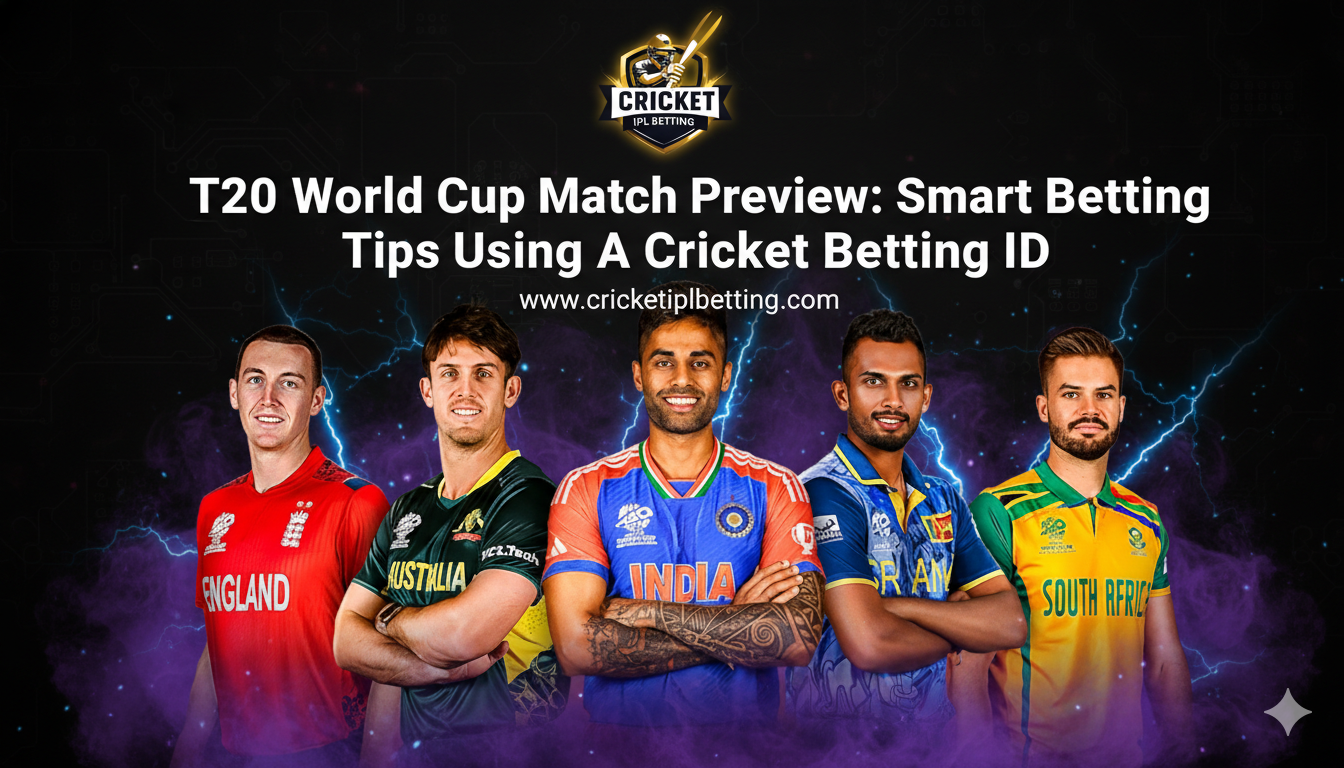 Read more about the article T20 World Cup Match Preview: Smart Betting Tips Using a Cricket Betting ID