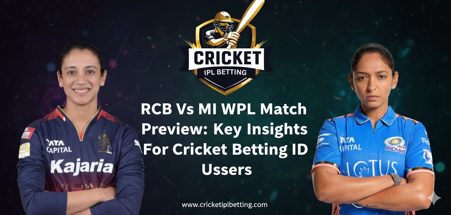 Read more about the article RCB vs MI WPL Match Preview: Key Insights for Cricket Betting ID Users