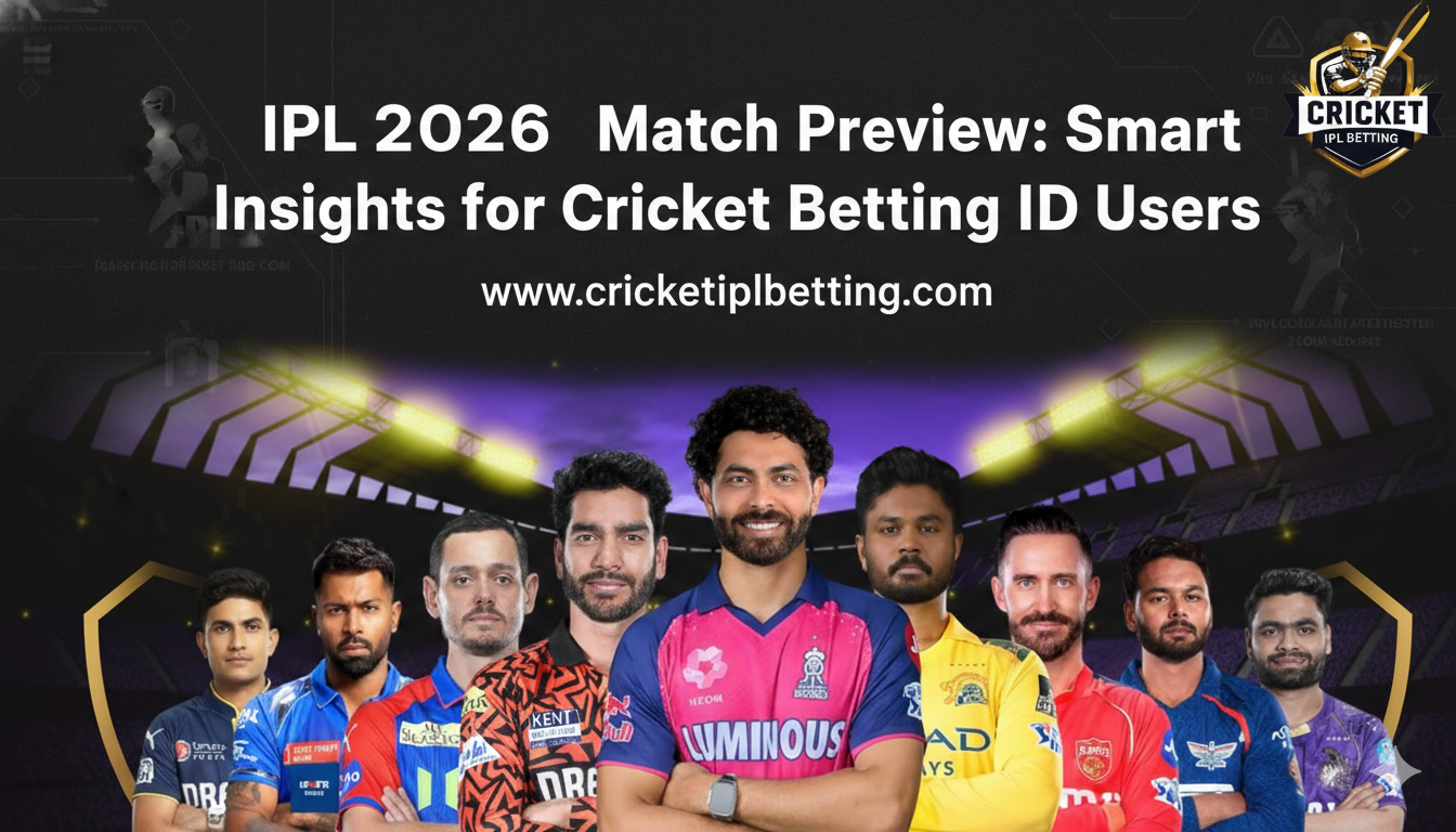 Read more about the article IPL 2026 Match Preview: Smart Insights for Cricket Betting ID Users